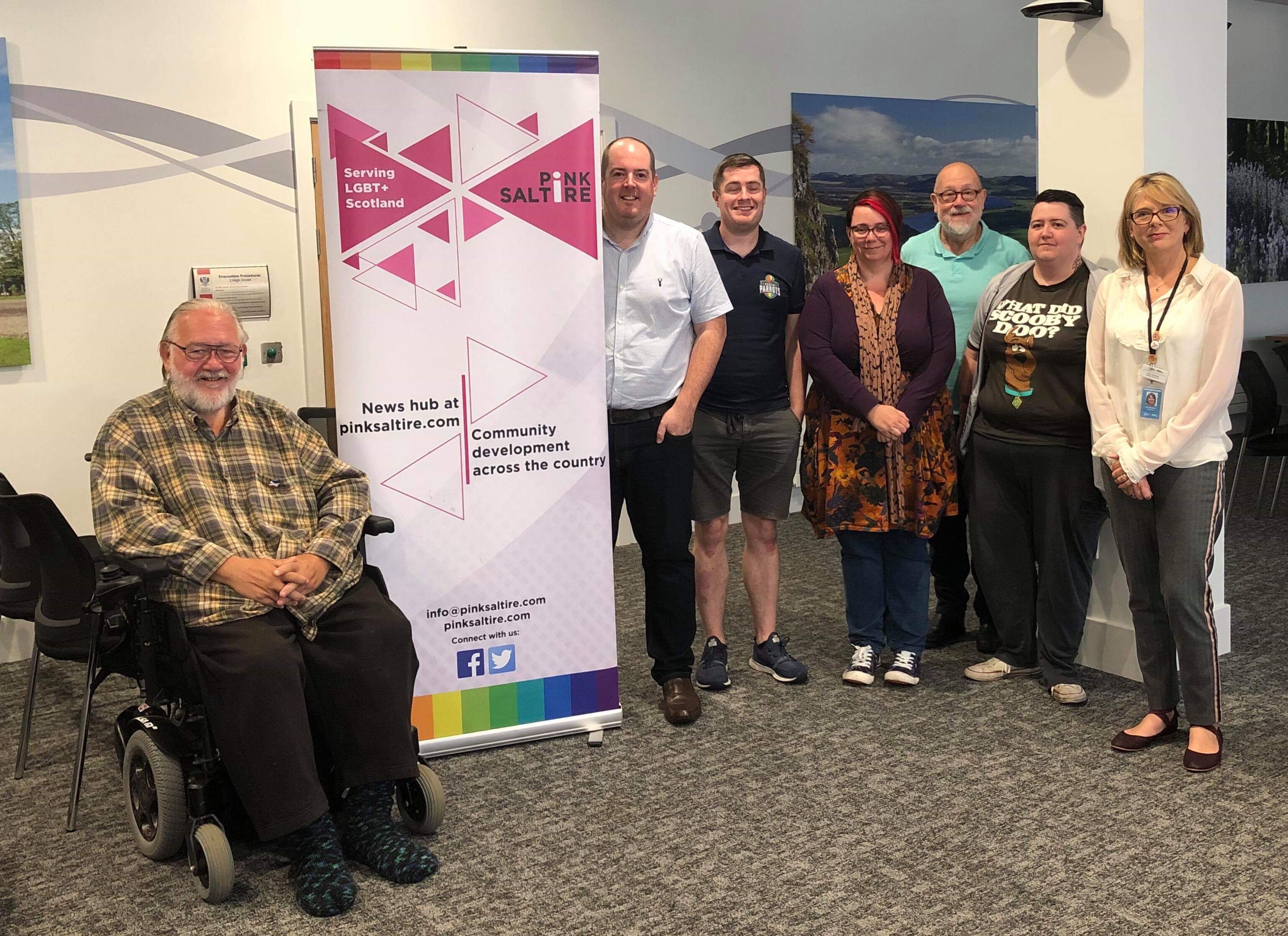 2019 - Rainbow Voices Media Training in Perth & Kinross